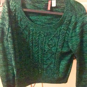 Green H&M Sweater - size 10